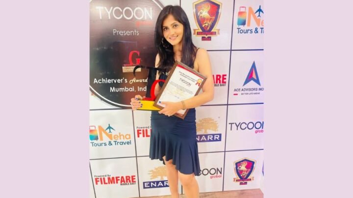 Actress Sonal Singh awarded Grand Tycoon Global Achievers Award 2023 for “Emerging Talent of the Year”