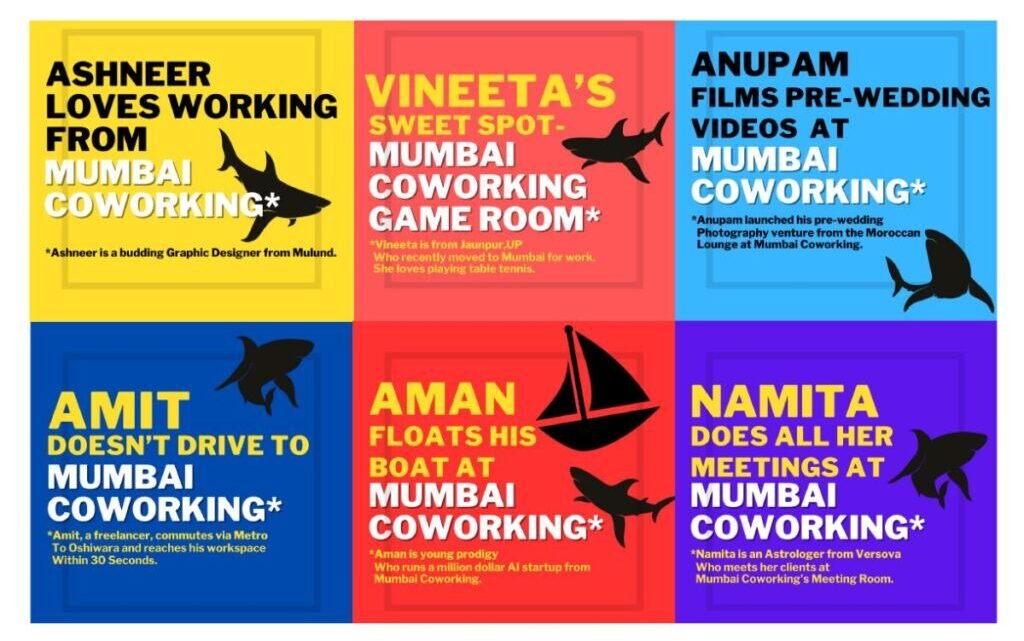 Mumbai Coworking launches a quirky marketing campaign featuring judges from Shark Tank India