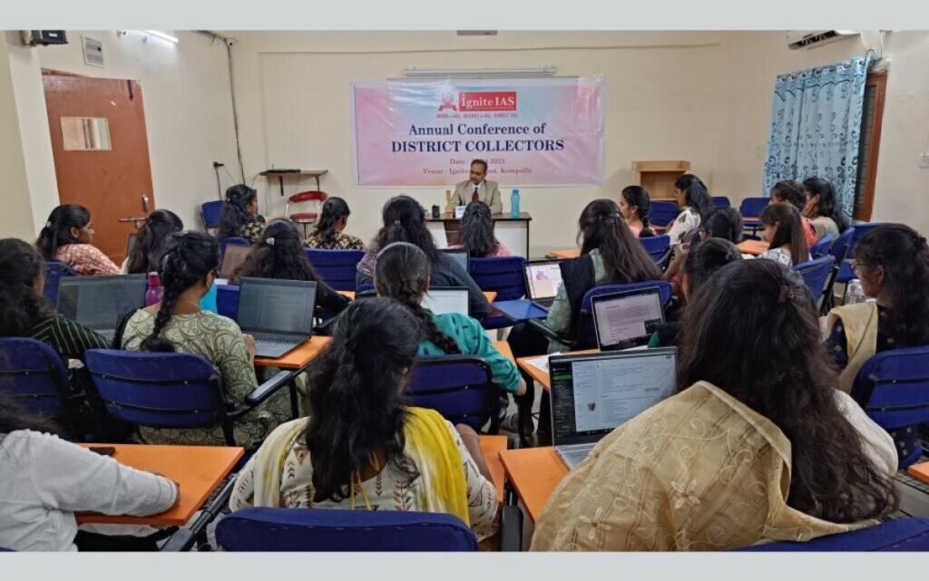 Ignite IAS Hyderabad hosts Mock Annual Conference of District Collectors for their Students on National Civil Services Day