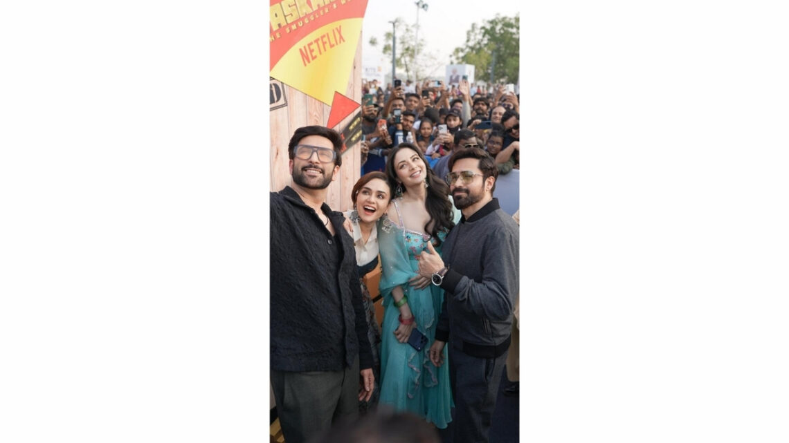 FROM AIRPORTS TO OPEN SKIES: EMRAAN HASHMI AND TASKAREE CAST TOUCH DOWN AT UTTARAYAN IN AHMEDABAD