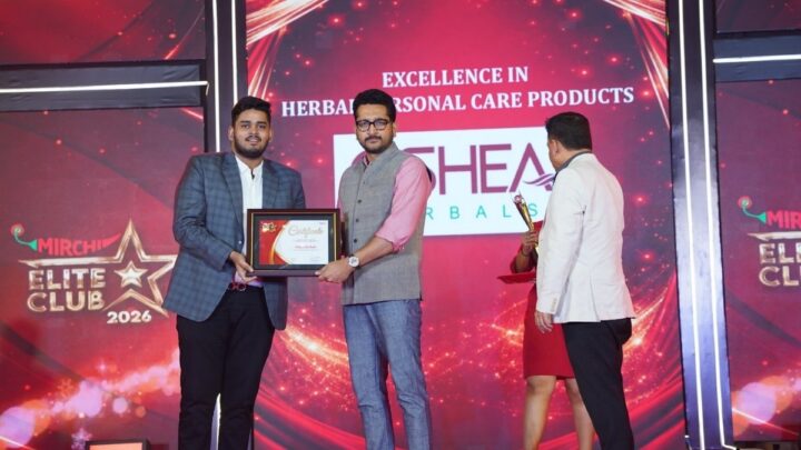 Oshea Herbals Honoured with ‘Excellence in Herbal Personal Care’ at Mirchi Elite Club 2026 in Kolkata