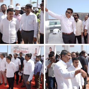 Deputy CM Harsh Sanghavi Visits GAP Group’s Akhilam Township During Dholera Review Tour