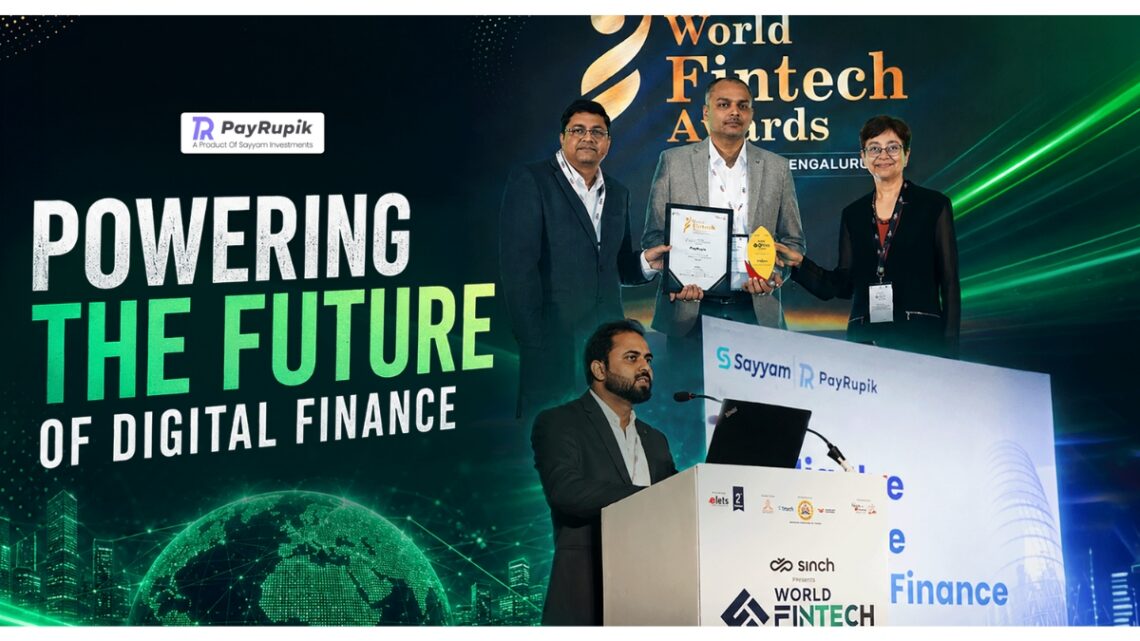 PayRupik Wins ‘Excellence in Scalable Digital Lending’ Award at World Fintech Summit 2026