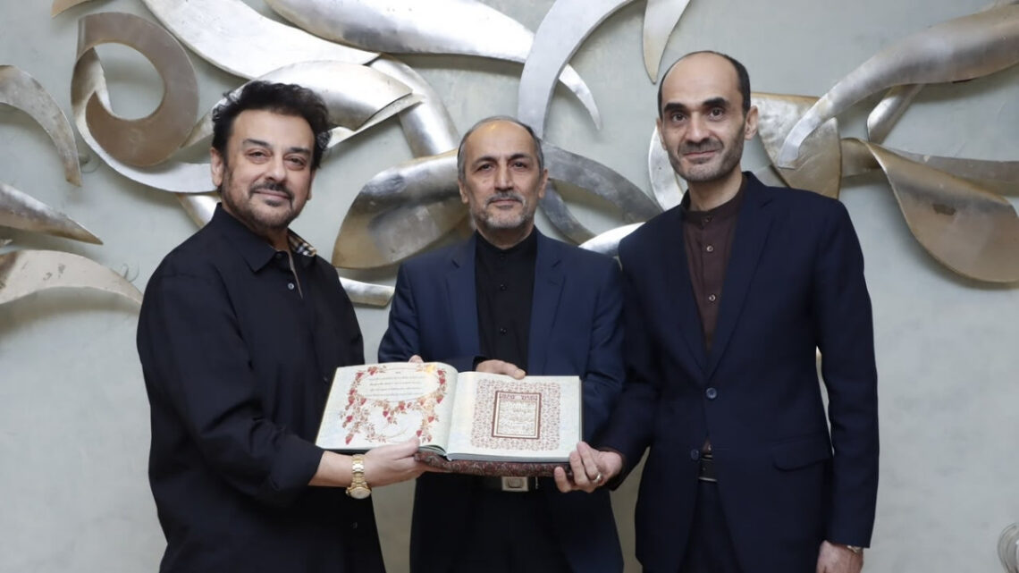Iranian Consulate General Recognises Adnan Sami’s Emotional Musical Tribute to the People of Iran and Its Late Supreme Leader
