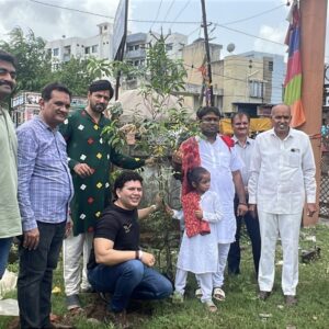 ‘Greenman’ Viral Desai Leads Mega Tree Plantation on Ashadhi Beej at Mini Ranuja