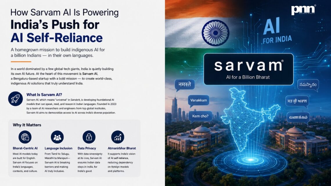 How Sarvam AI Is Powering India’s Push for AI Self-Reliance