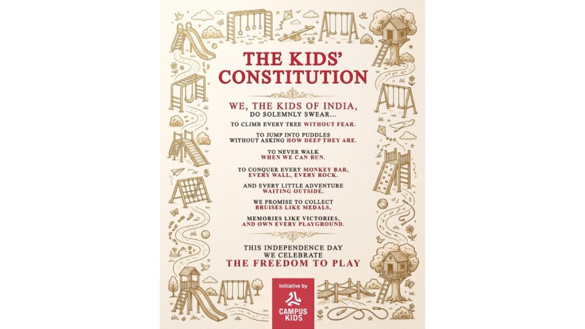 Campus Shoes Announces ‘The Kids’ Constitution’ This Independence Day, Reimagining Freedom Through the Right to Play